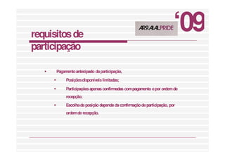 Apresentação Arraial Pride