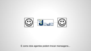 E como dois agentes podem trocar mensagens...
 