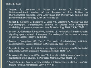 5 genes relacionados com producção e conversão de energia (COG C) – resposta positiva.