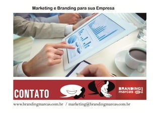 Apresentação assessoria de marketing e branding