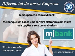 Apresentação atualizada cash back