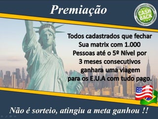 Apresentação atualizada cash back