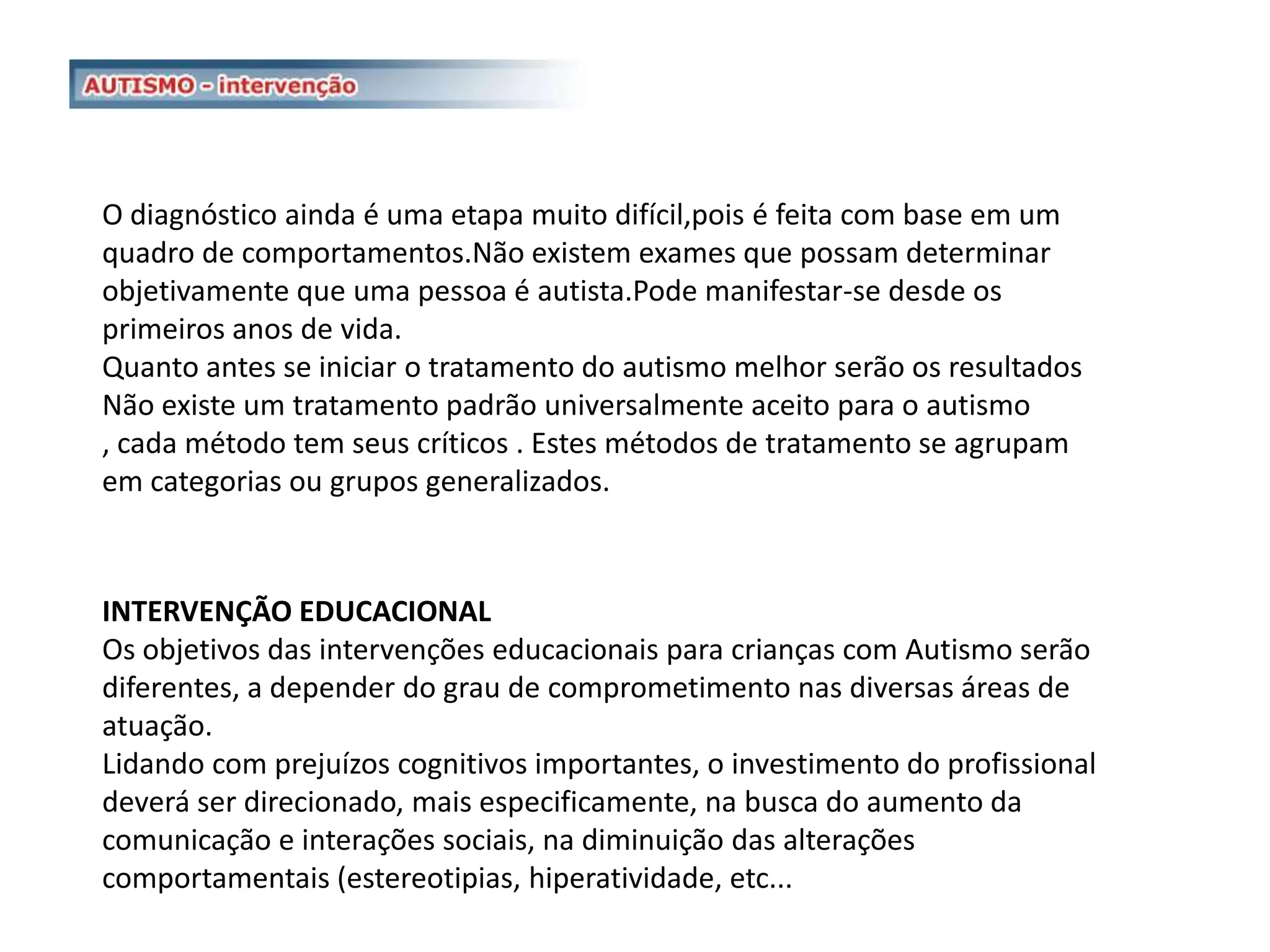 Transtorno desintegrativo da infância (Adriana Castro e Eliézer)