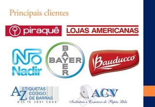 Principais clientes  