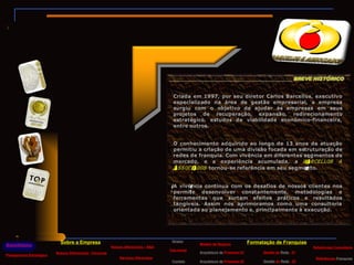 Nossos Diferenciais - Parcerias Diretor Serviços Oferecidos Formatação de Franquias Sobre a Empresa Modelo de Negócio Arquitetura   de  Processo 02 Gestão de  Rede  - 01 Gestão  de  Rede  - 02 Referências Consultoria Referências  Franquias Contato Tela Inicial Planejamento Estratégico Nossos diferenciais – B&A Arquitetura   de  Processo 01 