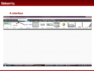 Balsamiq A interface 