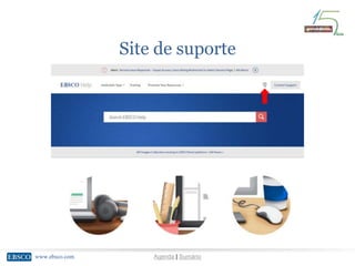 www.ebsco.comwww.ebsco.com Agenda | Sumário
Site de suporte
 