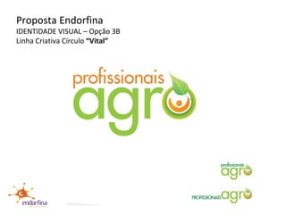 Proposta Endorfina IDENTIDADE VISUAL – Opção 3B Linha Criativa Círculo  “Vital” 