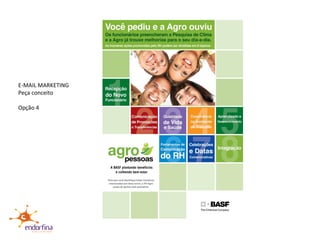 E-MAIL MARKETING  Peça conceito Opção 4 