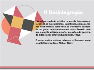 Apresentação Bauhaus