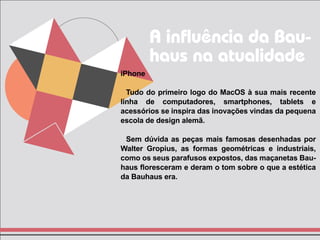 Apresentação Bauhaus