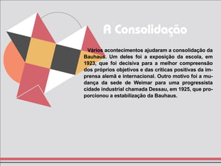 Apresentação Bauhaus