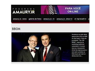 Apresentação Oficial BBOM Junho de 2012