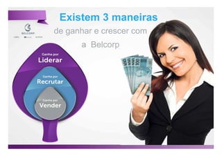 Existem 3 maneiras
de ganhar e crescer com
      a Belcorp




                          29
 