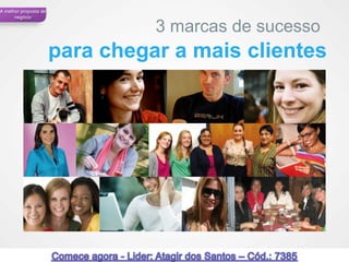 A melhor proposta de
      negócio

                                 3 marcas de sucesso
                       para chegar a mais clientes




                                                       33
 