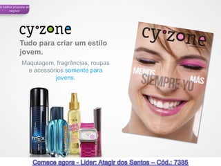A melhor proposta de
      negócio




             Tudo para criar um estilo
             jovem.
              Maquiagem, fragrâncias, roupas
                e acessórios somente para
                         jovens.




                                               47
 