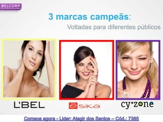 Uma história de sucesso




                          3 marcas campeãs:
                             Voltadas para diferentes públicos




                                                            5
 