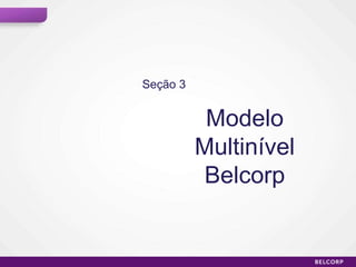 Modelo Multinível Belcorp Seção   3 