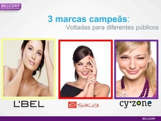 Voltadas para diferentes públicos 3 marcas campeãs : Uma história de sucesso 