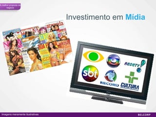 Investimento em  Mídia A melhor proposta de negócio Imagens meramente ilustrativas 