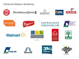 Clientes de Palestras e Workshops
 