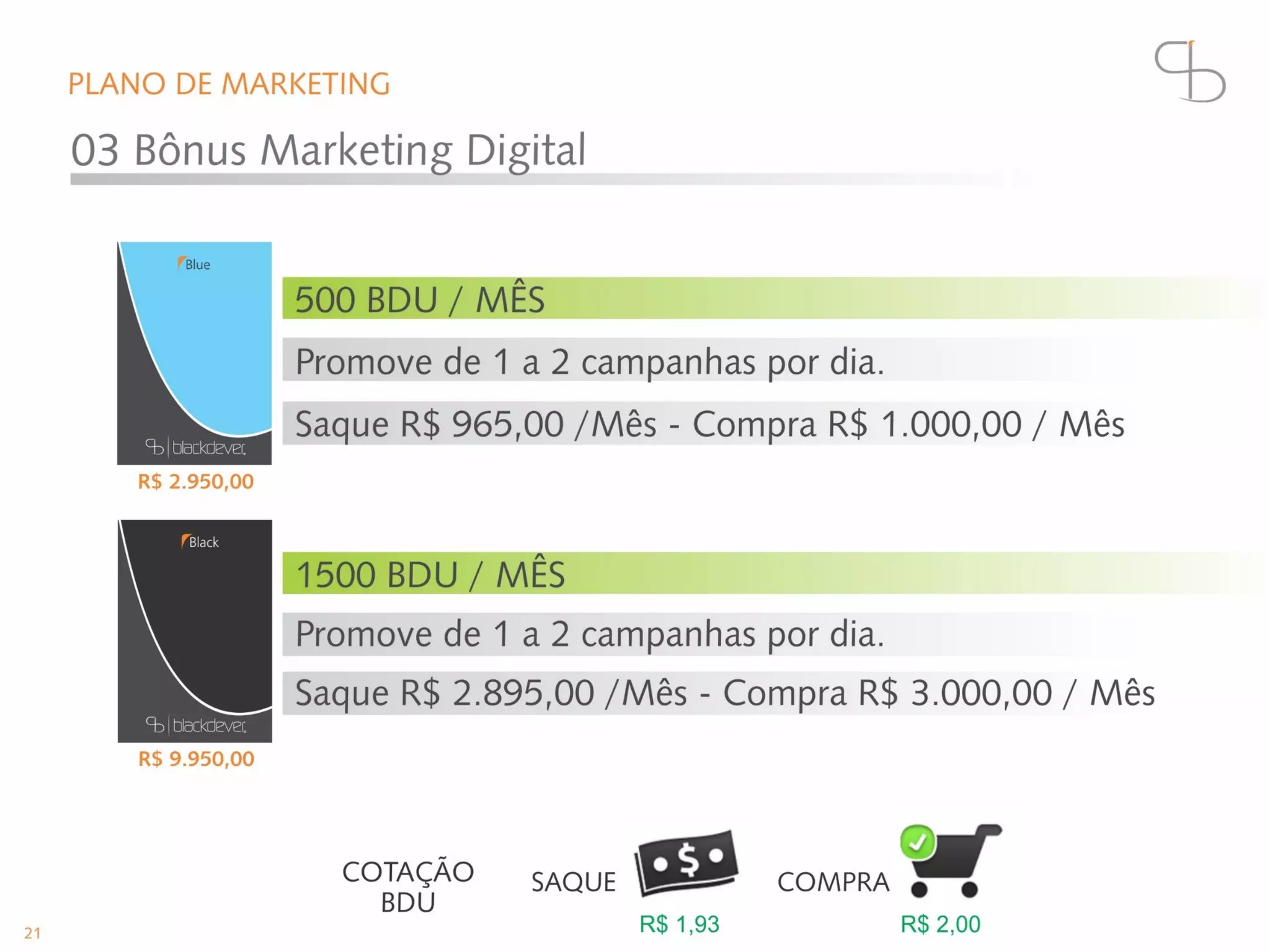 Apresentação blackdever norte nordeste