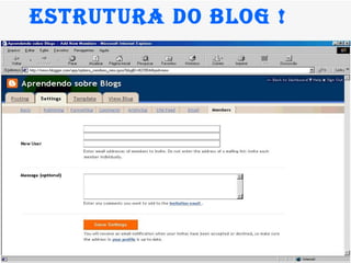 Estrutura do Blog ! 