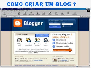 Como Criar um Blog ? 