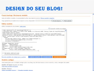 Design do seu Blog! 