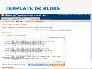Template de blogs 