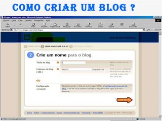 Como Criar um Blog ? 