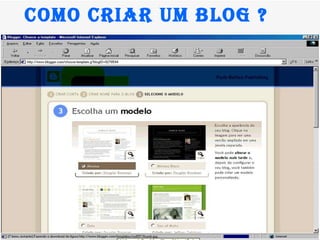 Como Criar um Blog ? 