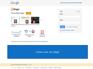 Como criar um blog? 