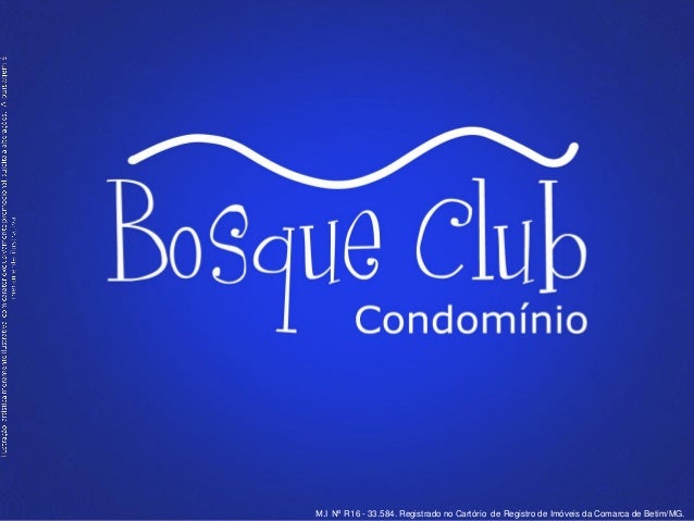 O mobiliário/alambrado não faz parte do memorial
descritivo do empreendimento. M.I Nº R-16 33.584.
Registrado no Cartório ...