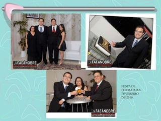 Percurso escolarAniversário de 20 anos, com a turma do Pré-Vestibular 2005