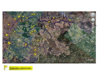 Fazendas cadastradas
 