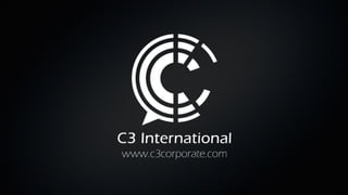 APRESENTAÇÃO DA C3 INTERNACIONAL