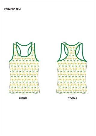 REGATÃO FEM.
FRENTE COSTAS
 