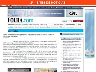 2º – SITES DE NOTÍCIAS