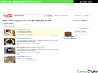 Seminário Marketing em Mídias Sociais @lucas_reis 