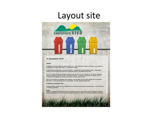 Layout site
 