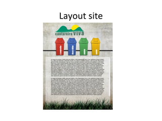 Layout site
 