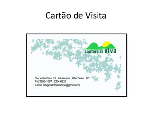 Cartão de Visita
 
