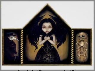 A leitura transf orma a
    personalidade das        Compreender o
        mulheres.                gótico na
Florence que, apesar de      literatura seja
rodeada pelo mistério e     entendê- lo como
    o medo e alvo de           um momento
 alguma maldade do tio
                           narrativo no qual a
    que a negligencia,
consegue af irmar- se na      nossa razão é
 sua busca pelo novo e      desaf iada por um
  responder ao desaf io       acontecimento
 