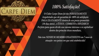 Apresentação golpe Carpe Diem