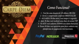 Apresentação golpe Carpe Diem