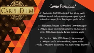 Apresentação golpe Carpe Diem
