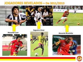 Zagueiro César
Atacante Luan

Atacante Bruninho

 