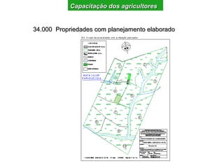 Capacitação dos agricultores


34.000 Propriedades com planejamento elaborado
 