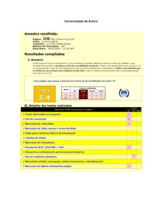 Universidade de Aveiro 
 
 
 
 
 
   
 
 